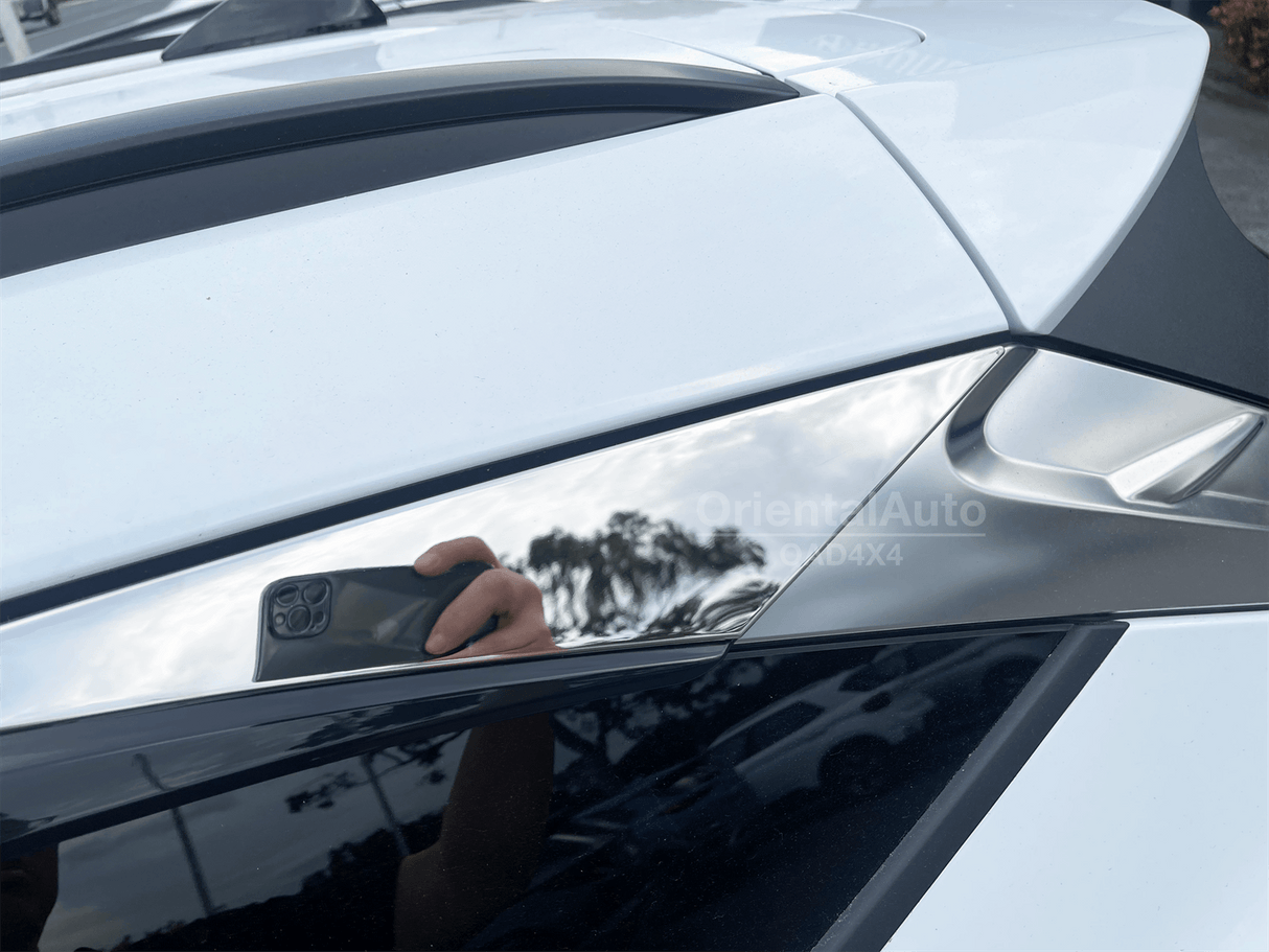 Stainless Edge Weather Shields Hyundai Tucson 2021-Onwards