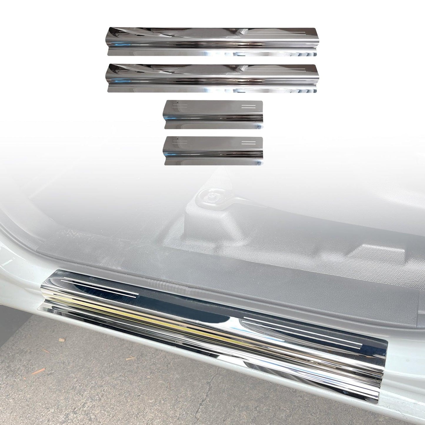 Stainless Door Sill Protector for ISUZU D-MAX / DMAX Dual Cab 2020-Onwards