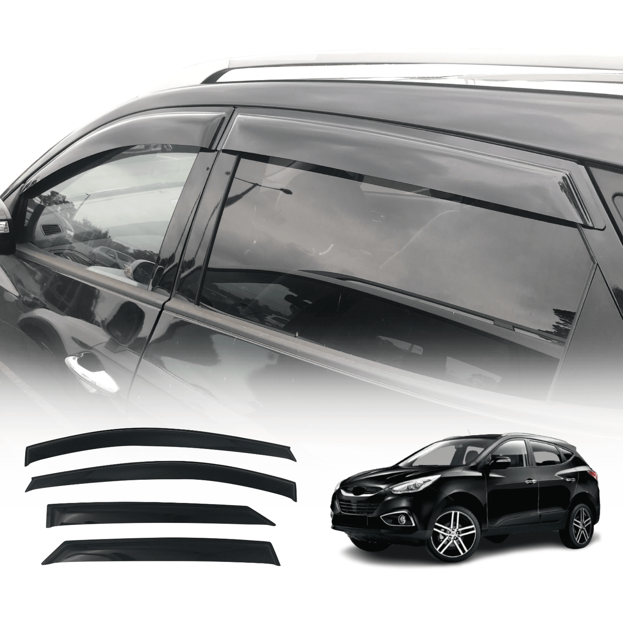 Weather Shields for Hyundai IX35 2010-2015