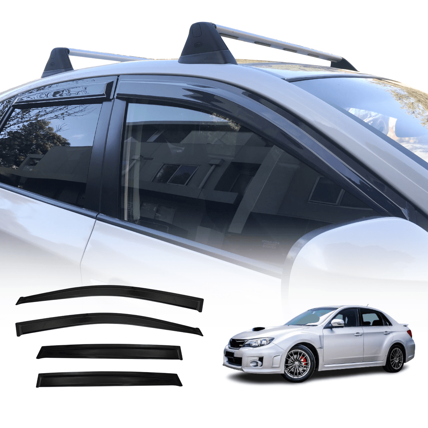 Weather Shields for Subaru Impreza WRX G3 Series 2007-2013