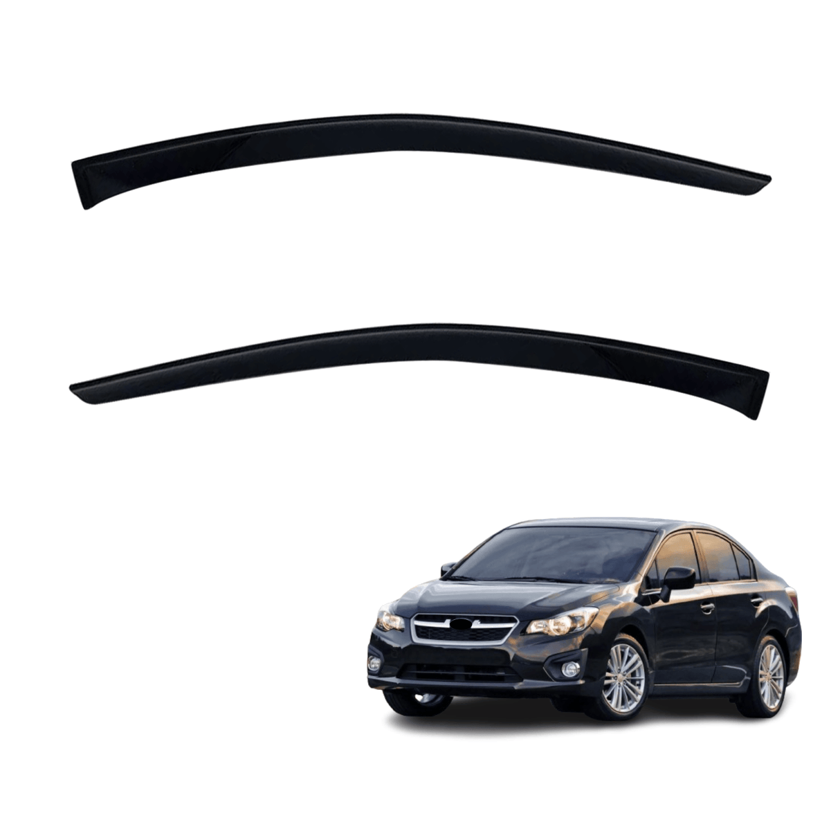 Weather Shields for Subaru Impreza G4 Series Sedan 2012-2016 2PCS