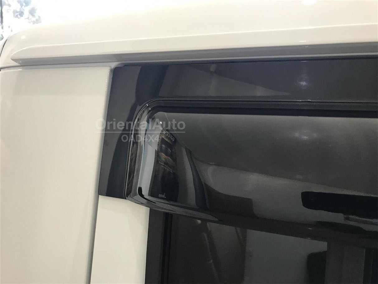 Widened Weather Shields for Jeep Gladiator Dual Cab 2020-Onwards