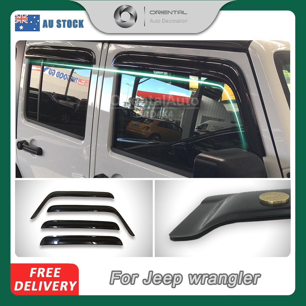 Weather Shields for Jeep Wrangler JK Series 2007-2018