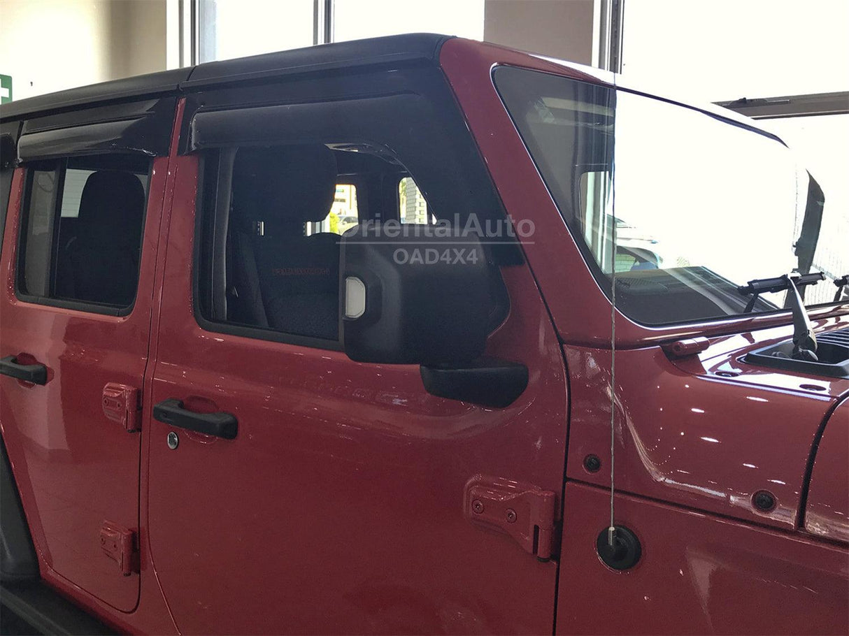 Widened Weather Shields for Jeep Wrangler JL Series 2018-Onwards