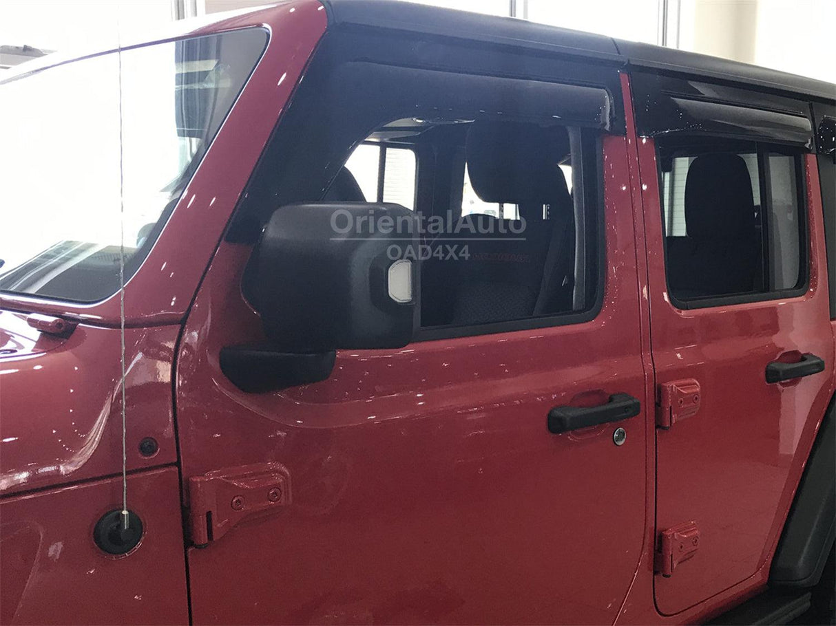 Widened Weather Shields for Jeep Wrangler JL Series 2018-Onwards