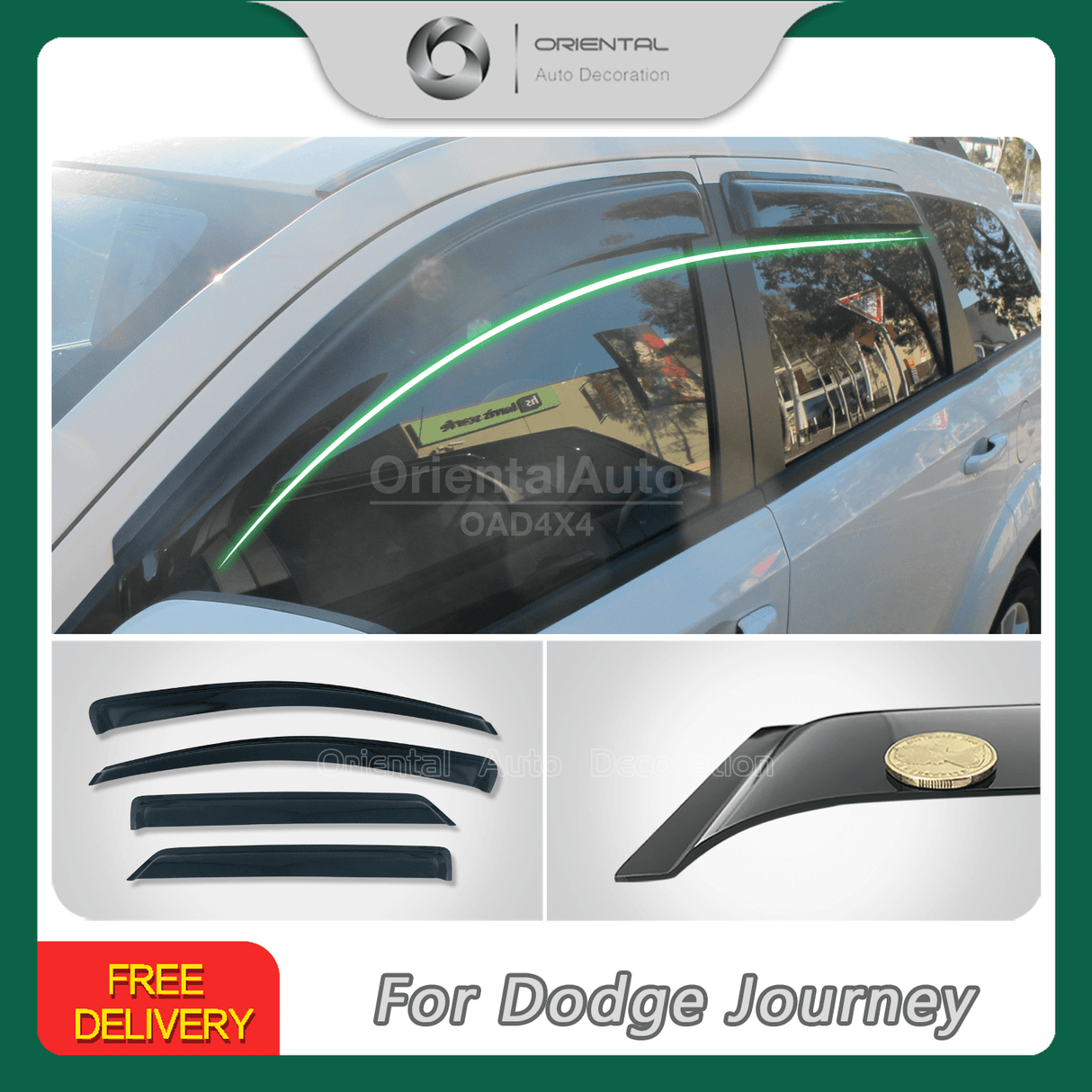 Weather Shields for Dodge Journey JC Series 2008-2019