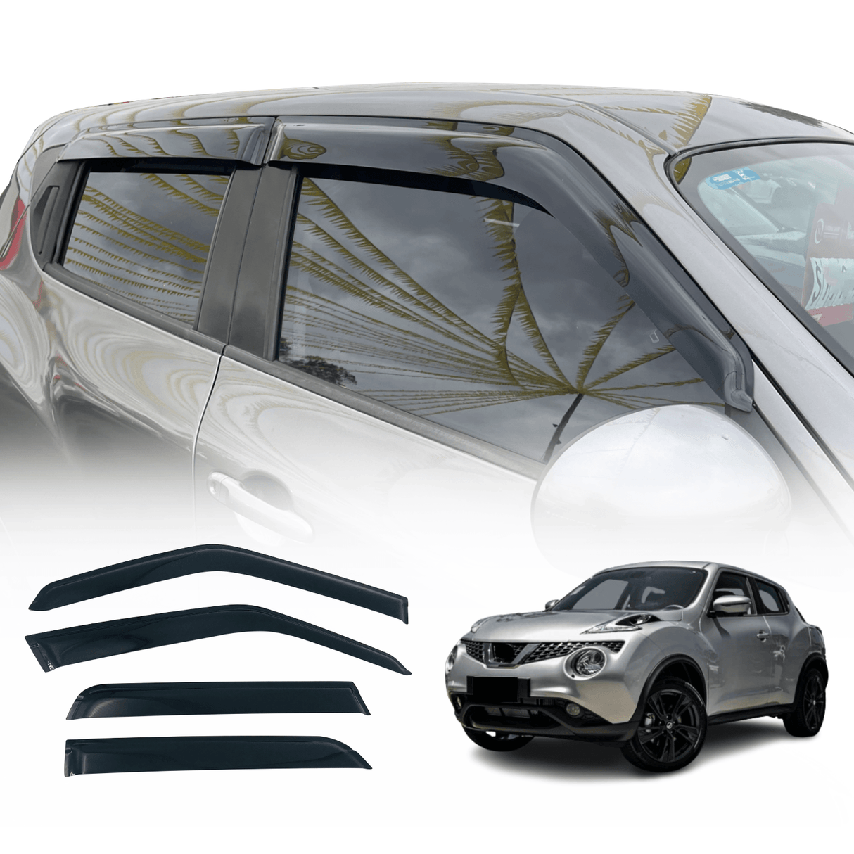 Weather Shields for Nissan Juke F15 Series 2013-2020