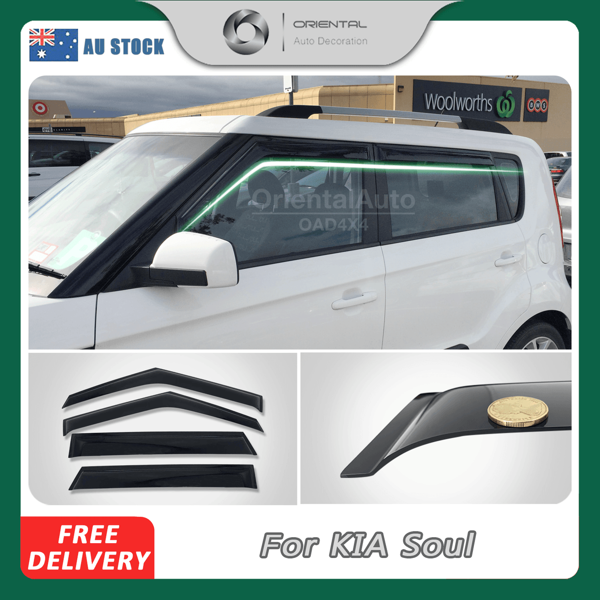 Weather Shields For KIA Soul 2009-2014