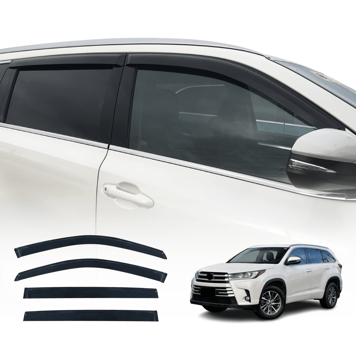 Weather Shields for Toyota Kluger 2013-2021