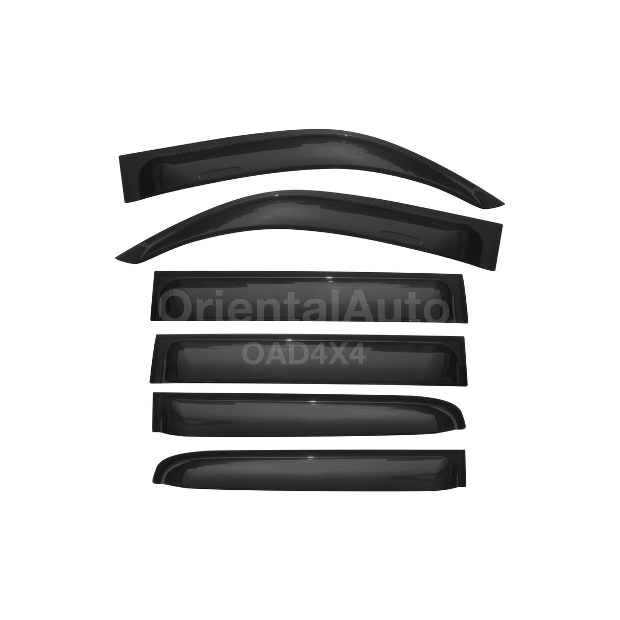 Widened Weather Shields for Toyota Land Cruiser 100/105 LC100/105 Series 1998-2007 6PCS