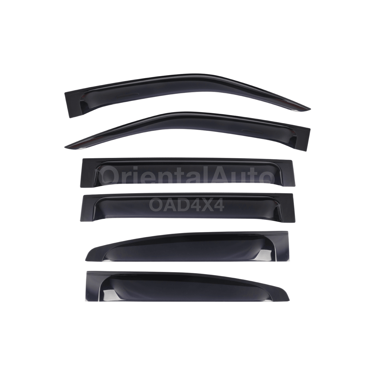 Widened Weather Shields for Toyota LandCruiser 300 Series LC300 2021-Onwards 6PCS