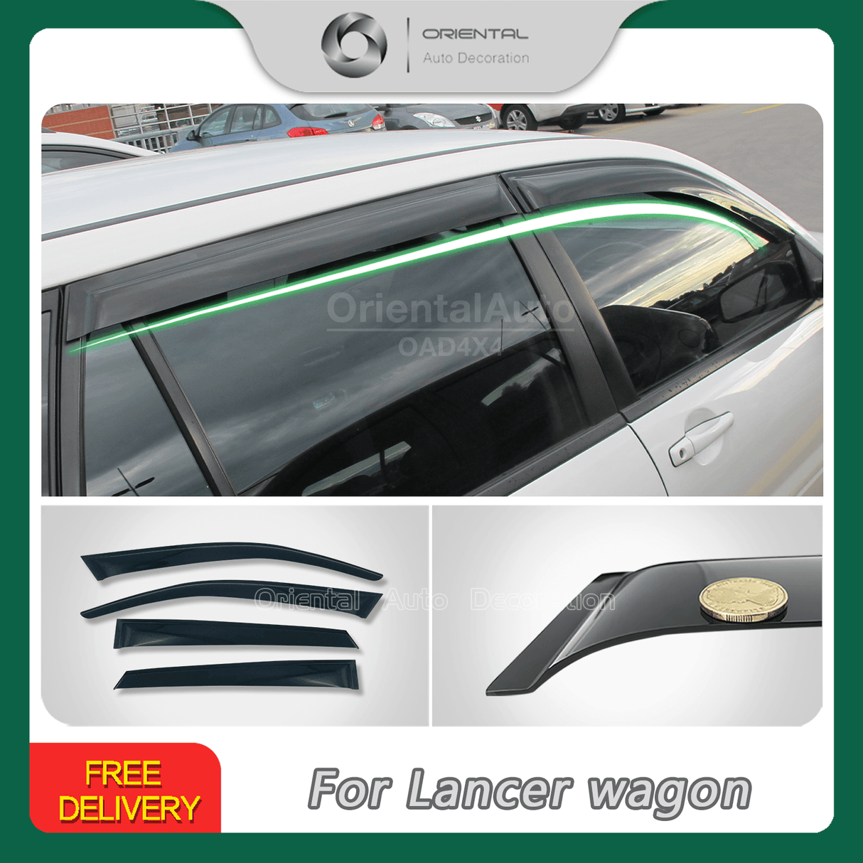 Weather Shields for Mitsubishi Lancer Wagon 2003-2007