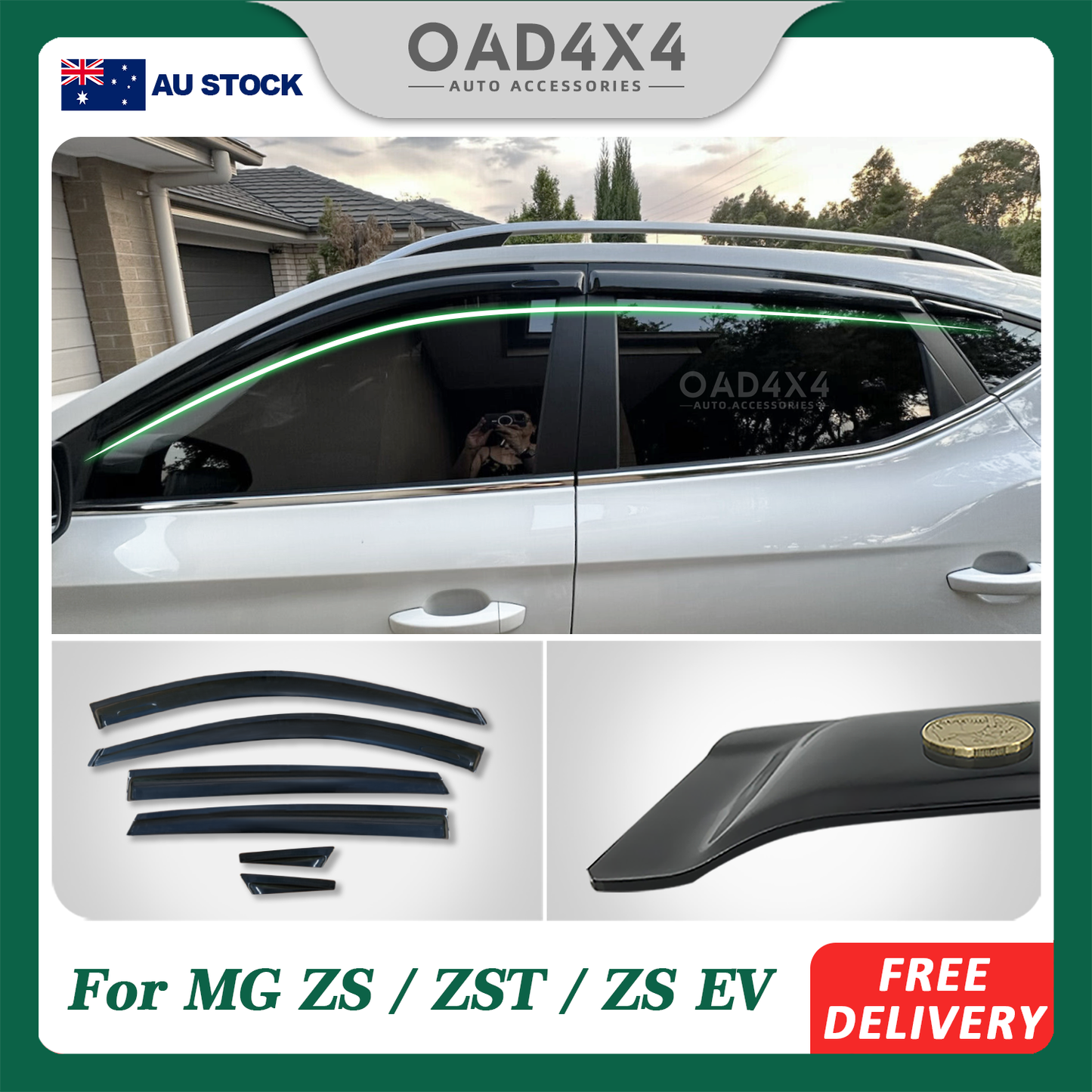 Weather Shields for MG ZS / ZST / ZS EV 2018-Onwards