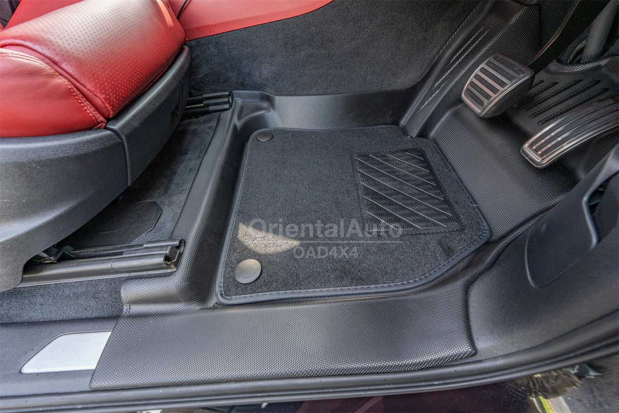 5D Double-Layer Car Floor Mats for Porsche Cayenne 2018-Onwards