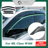 Weather Shields for Mercedes-Benz ML-Class ML W166 2011-2015