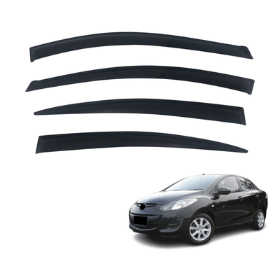 Weather Shields for Mazda 2 Sedan DE 2007-2014