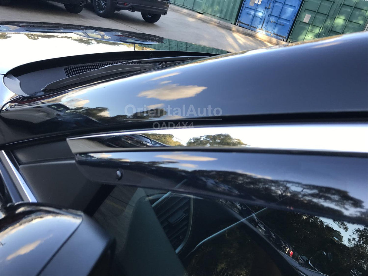 Stainless Edge Weather Shields for Mazda 3 BM BN Hatch 2013-2019