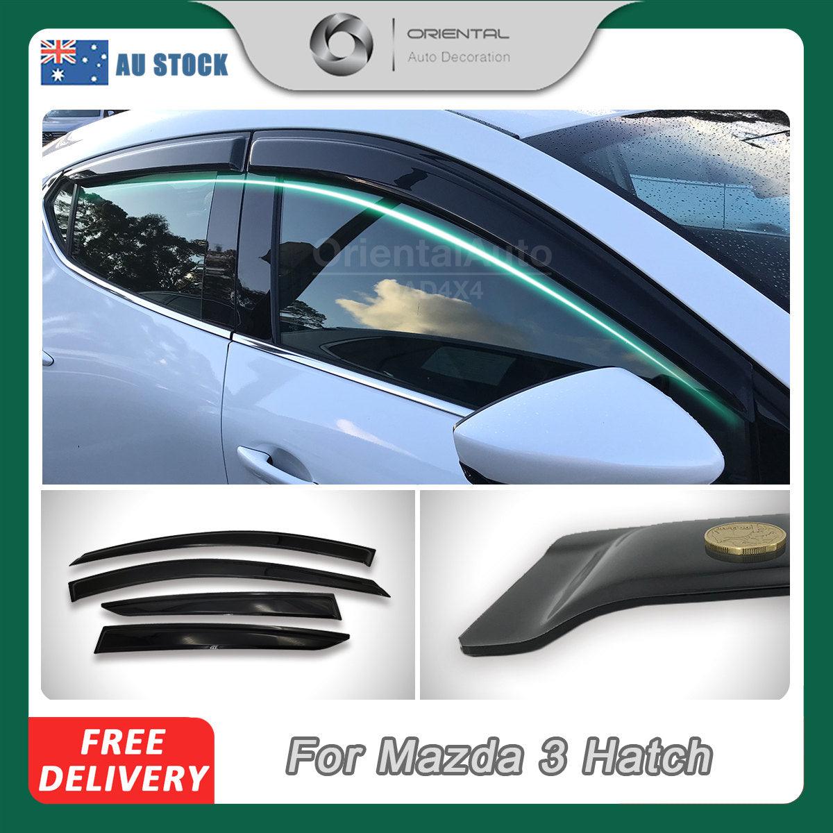 Weather Shields for Mazda 3 BP Hatch 2019-Onwards