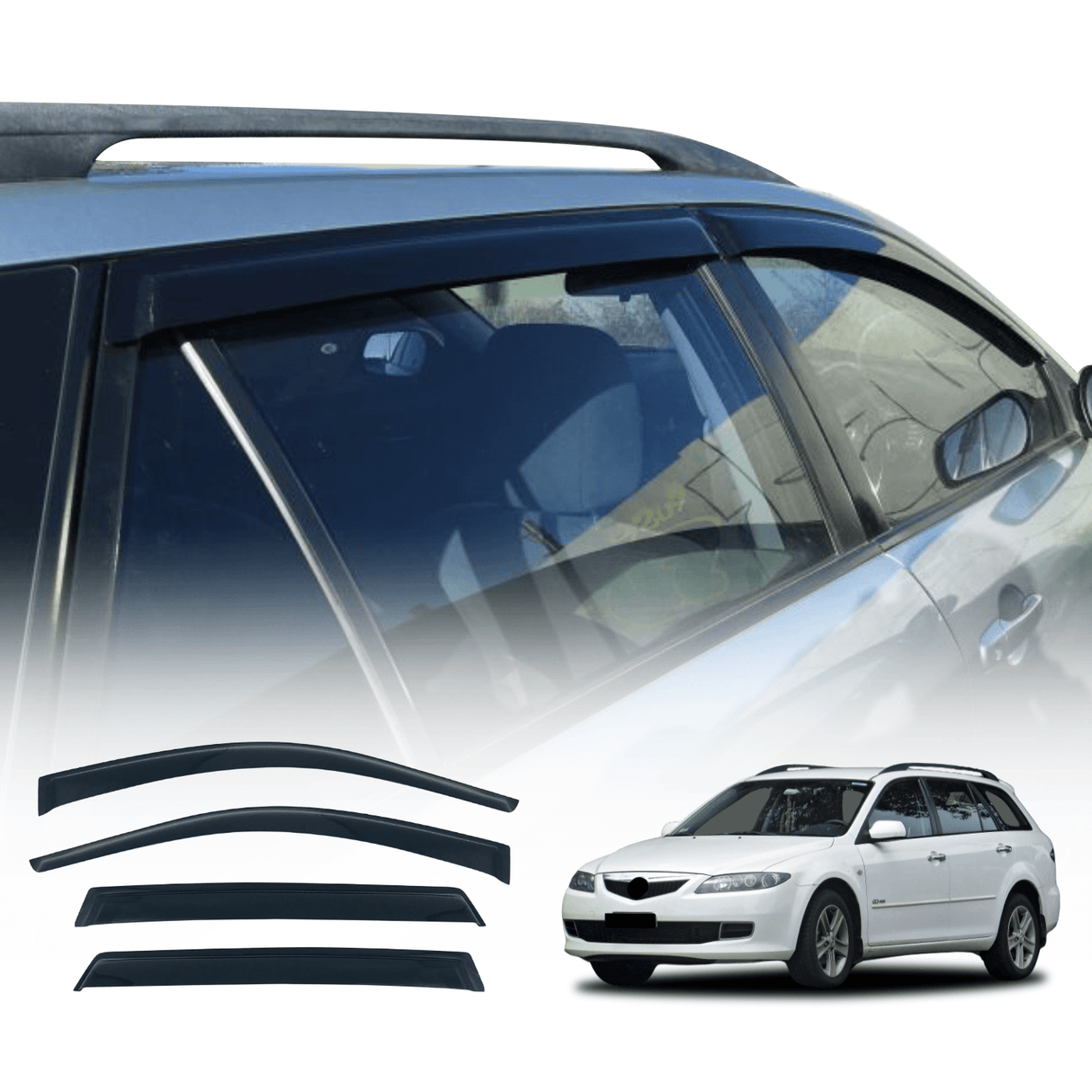 Weather Shields for Mazda 6 GY Wagon 2002-2008