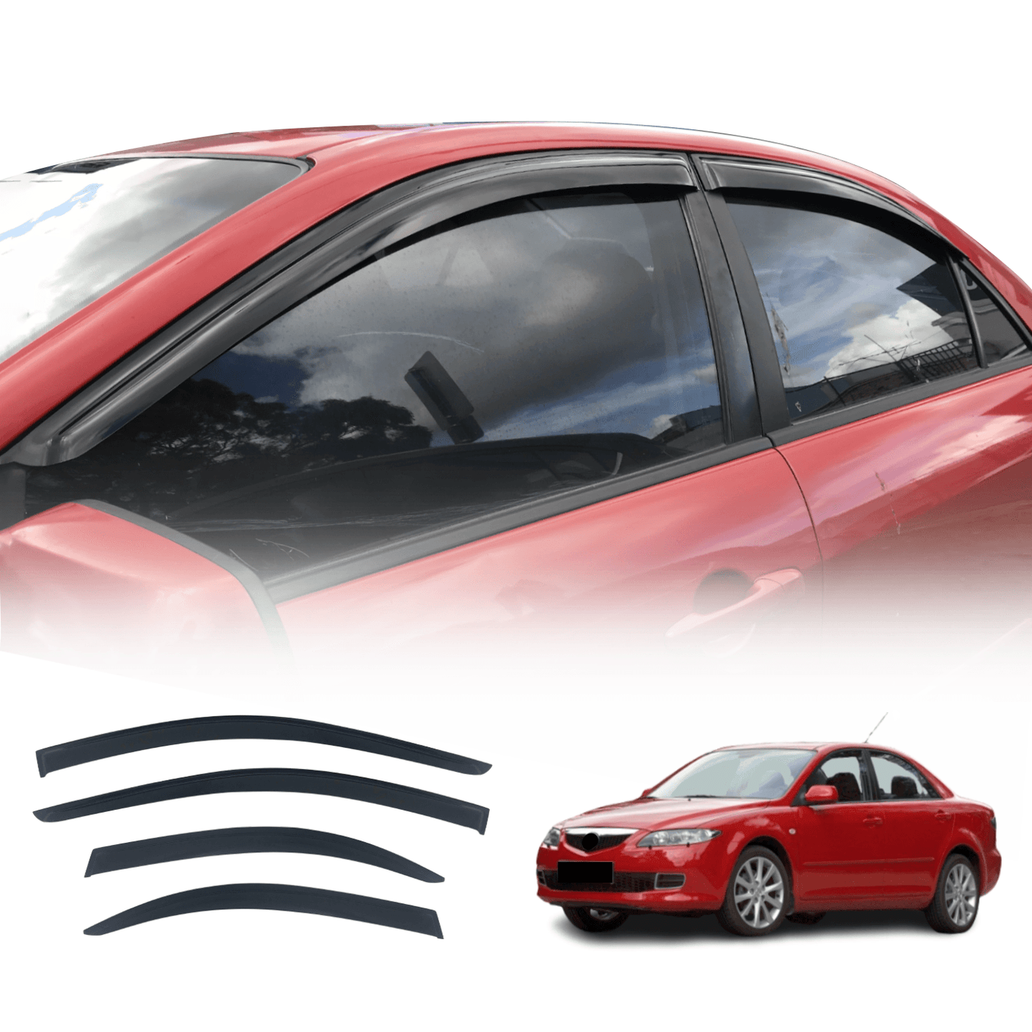 Weather Shields for Mazda 6 GG Sedan 2002-2007