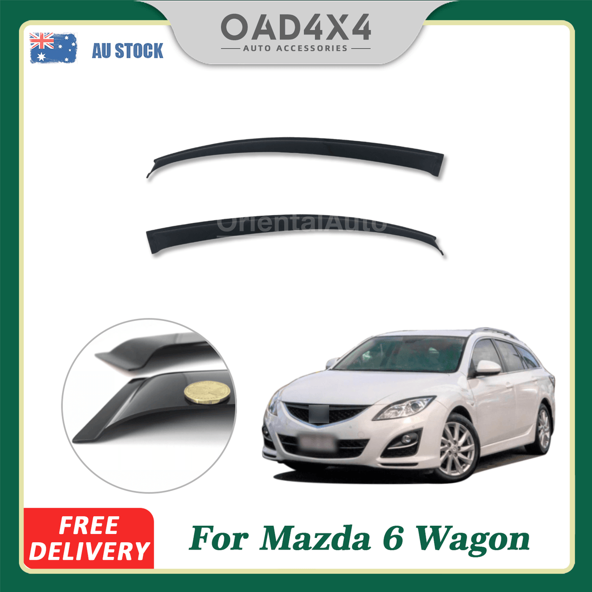 Weather Shields for Mazda 6 GH Wagon 2008-2012