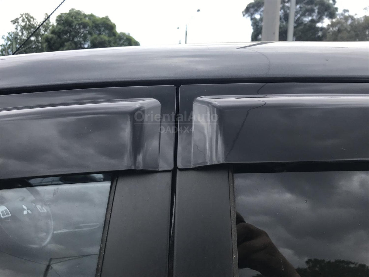 Injection Weather Shields for Mitsubishi Triton Dual Cab 2006-2015