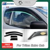 Weather Shields for Mitsubishi Triton Extra Cab 2006-2015