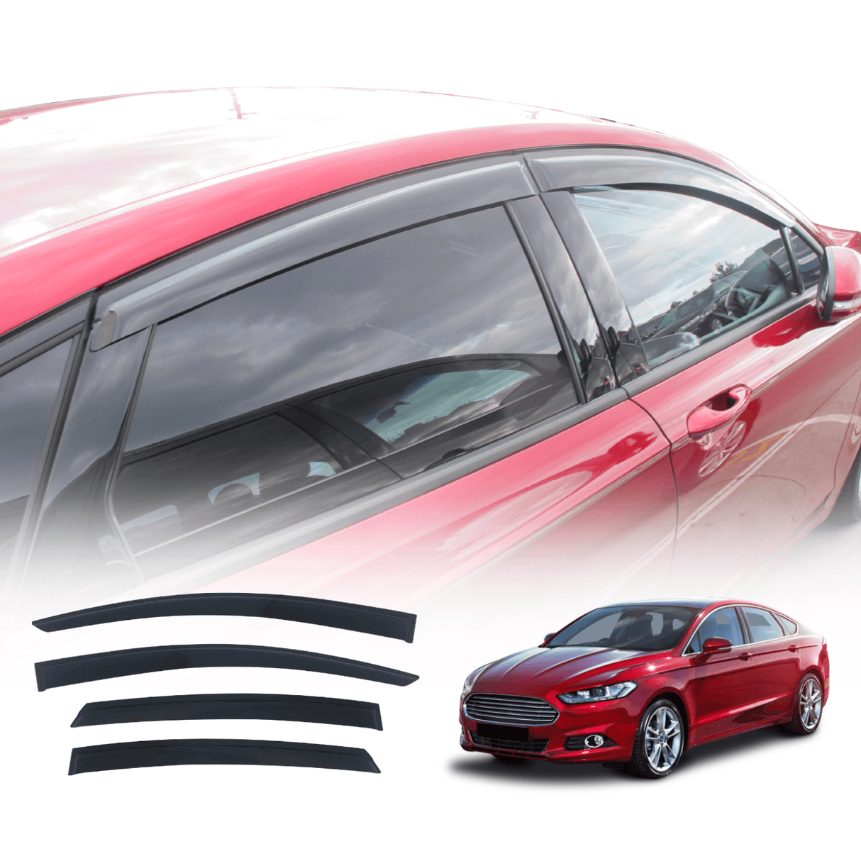 Weather Shields For Ford Mondeo Hatch MD Series 2015-Onwards