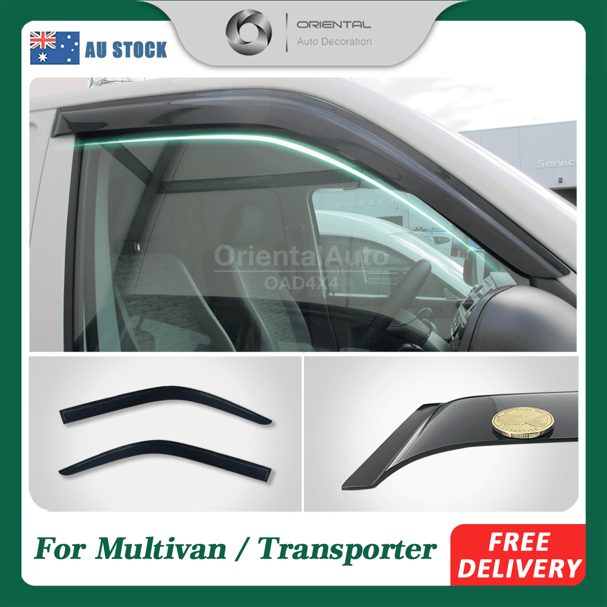 Weather Shields for Volkswagen Multivan / Transporter T6.1 2020-Onwards