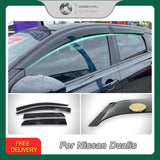 Weather Shields for Nissan Dualis 2007-2014