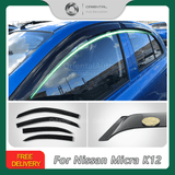 Weather Shields for Nissan Micra K12 2007-2010