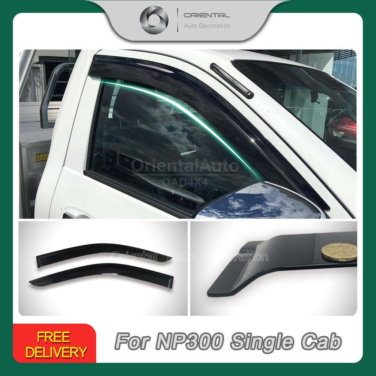 Injection Weather Shields for Nissan Navara NP300 D23 Single Cab