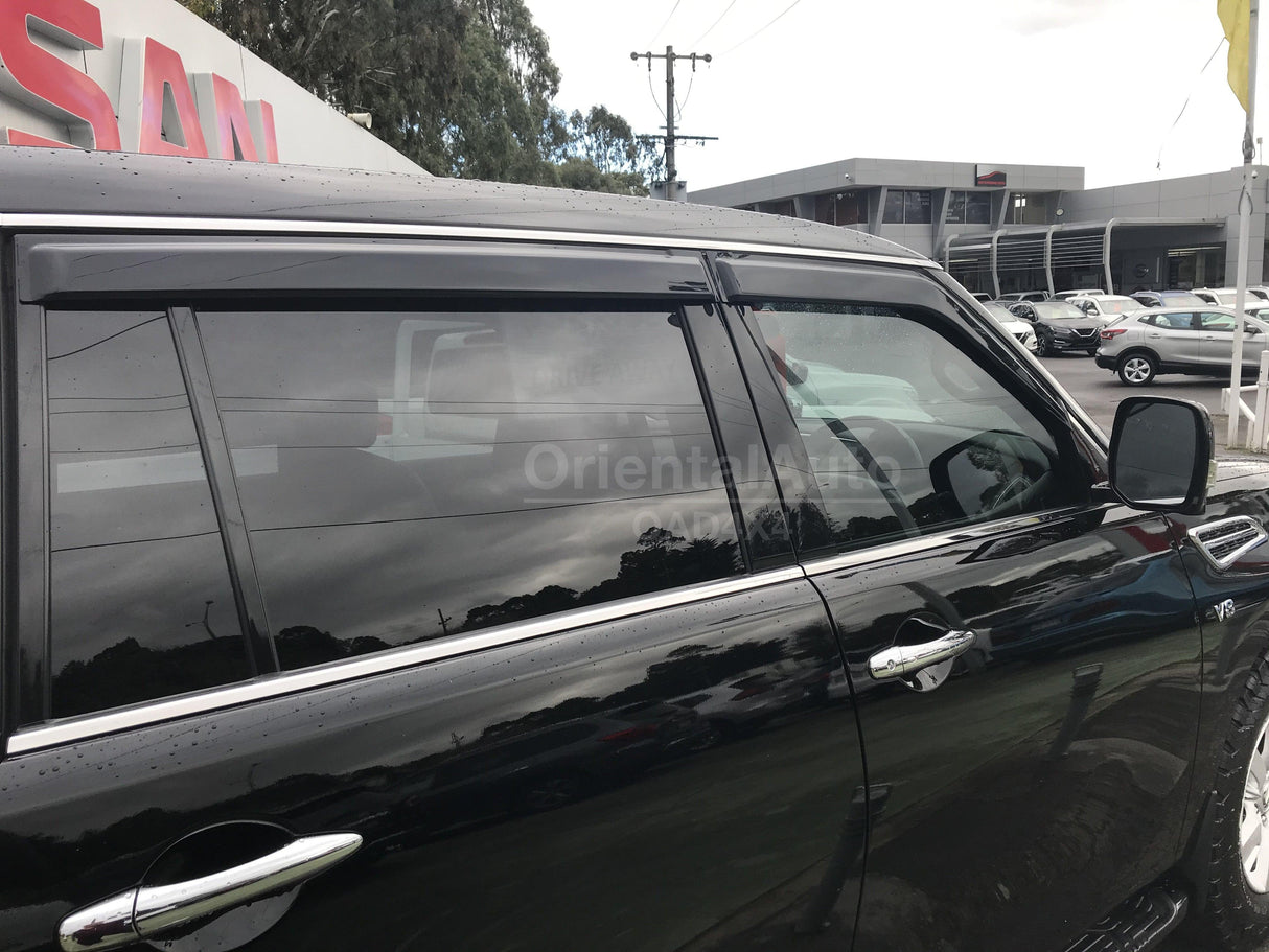 Bonnet Protector & Weather Shields for Nissan Patrol Y62 2012-2019