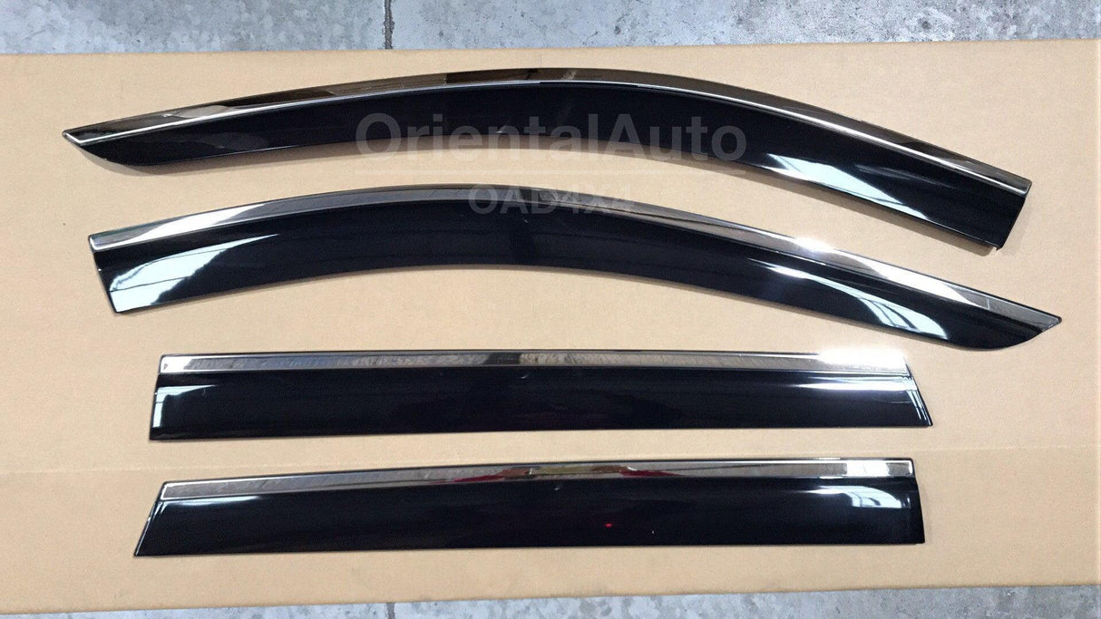 Stainless Edge Weather Shields for Nissan X-Trail T32 2014-2022