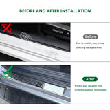 Stainless Door Sill Protector for Ford Ranger Next-Gen Dual Cab 2022-Onwards