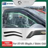 Injection Weather Shields for Mazda BT50 BT-50 Single / Extra Cab 2020-Onwards