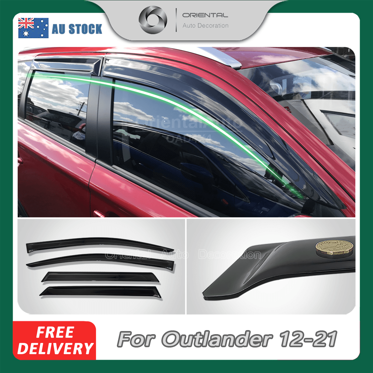 Weather Shields for Mitsubishi Outlander 2012-2021