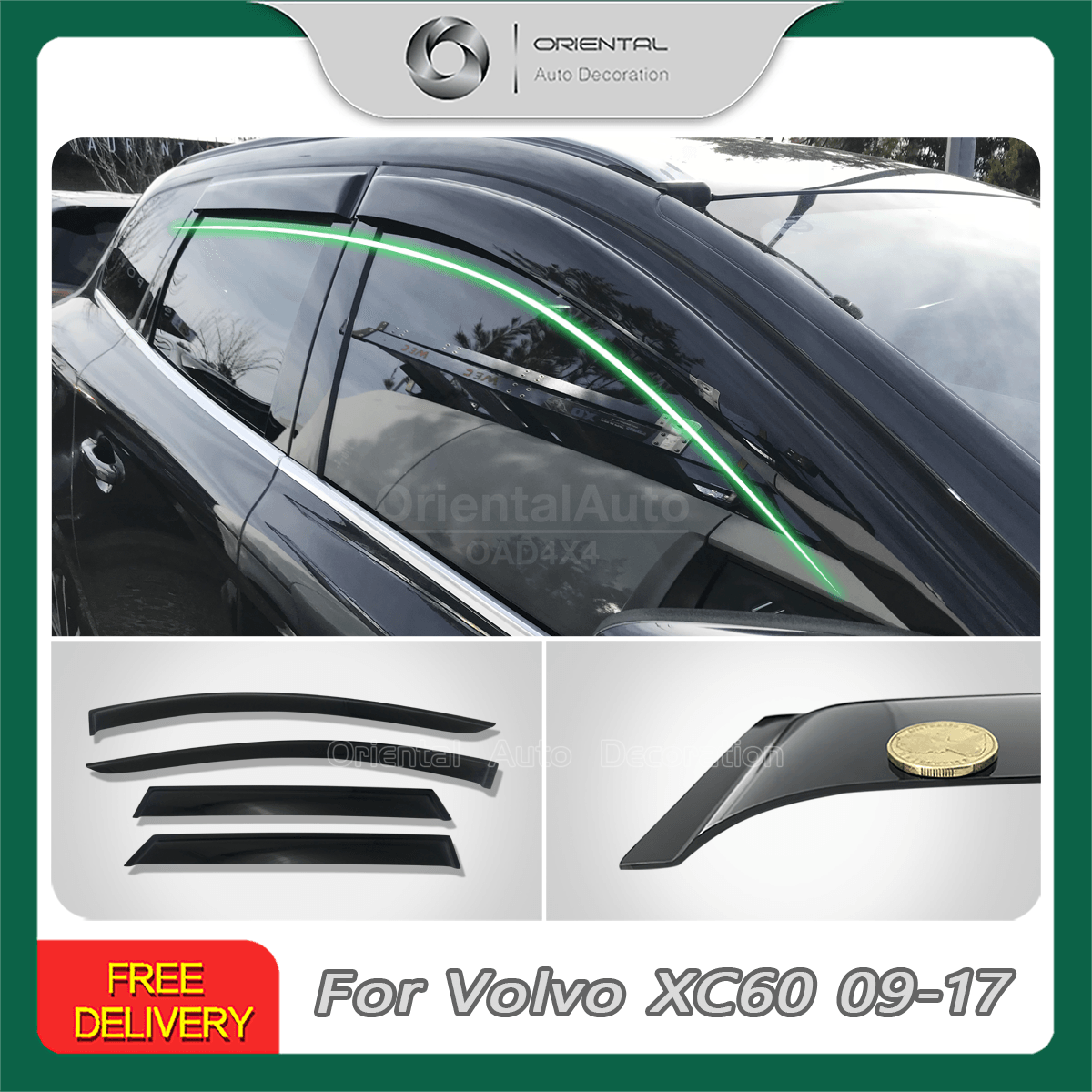 Weather Shields for Volvo XC60 2009-2017