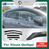 Weather Shields for Nissan Qashqai J12 Series 2022-Onwards 6PCS