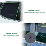 Magnetic Window Sun Shade for Mitsubishi Pajero 2007-2020