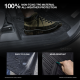 5D TPE Car Floor Mats for Ford Ranger PX/PX2/PX3 Dual Cab 2011-2022