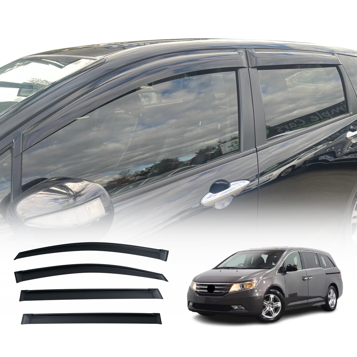 Weather Shields for Honda Odyssey 4th 2009-2013