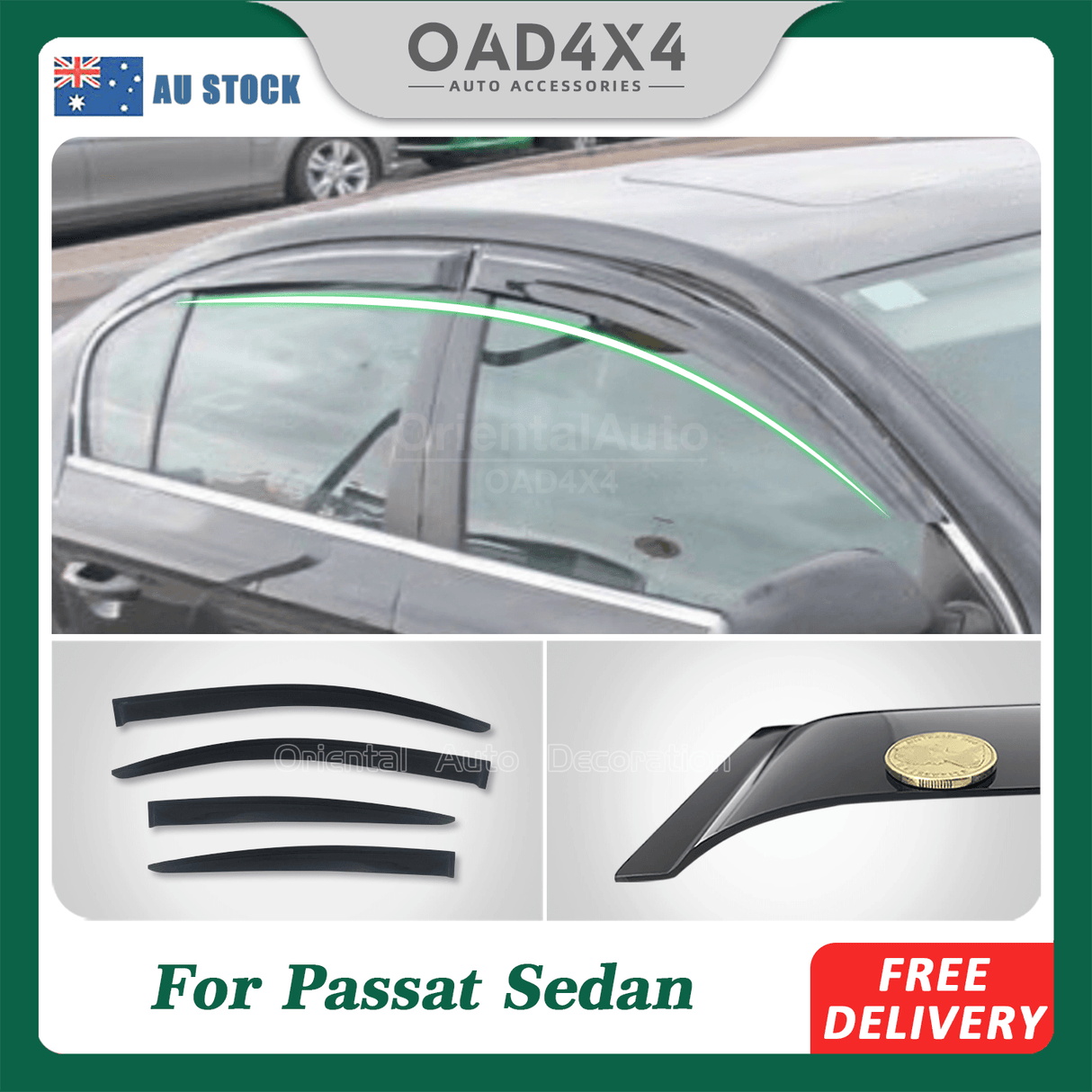 Weather Shields for Volkswagen Passat Sedan 2006-2015