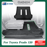 Boot Liner for Toyota Prado 120 2003-2009 with Inner Rear Step Panel Covered