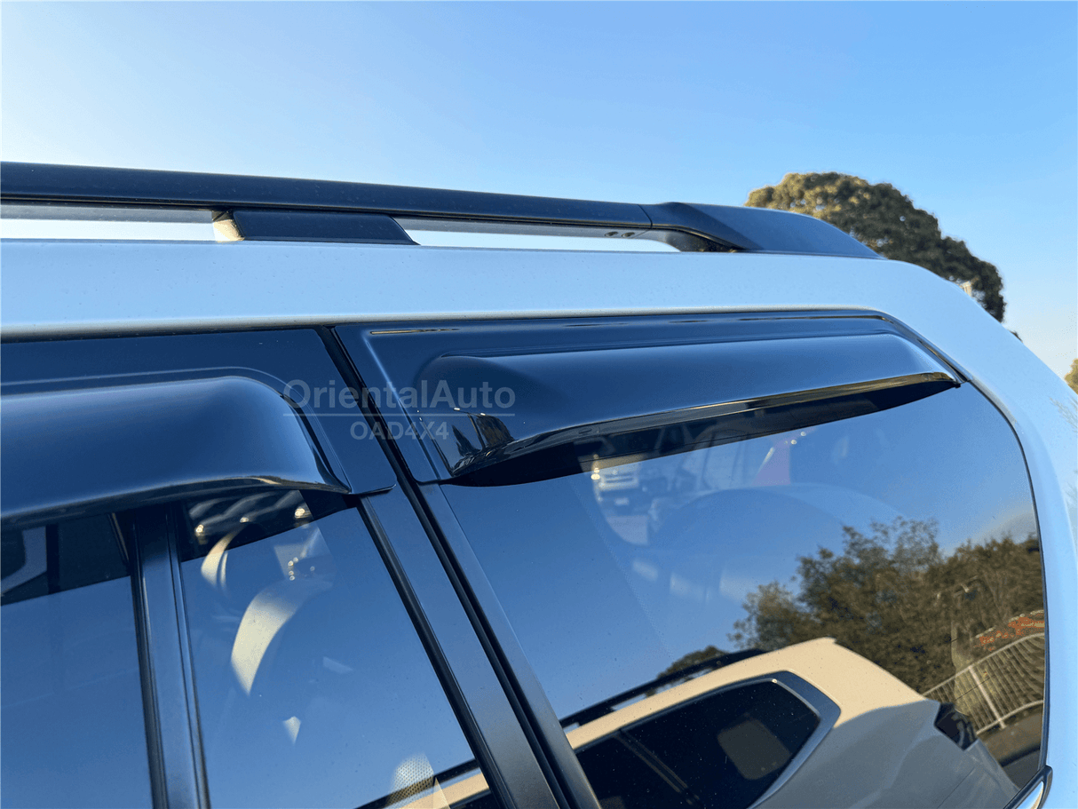 Widened Weather Shields for Toyota Land Cruiser Prado 150 2009-Onwards 6PCS