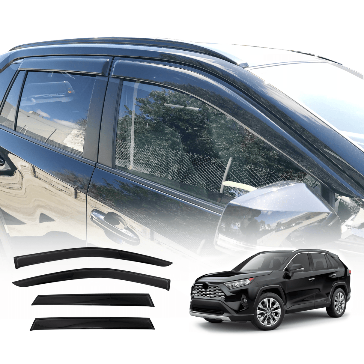 Weather Shields For Toyota RAV4 2019-Onwards