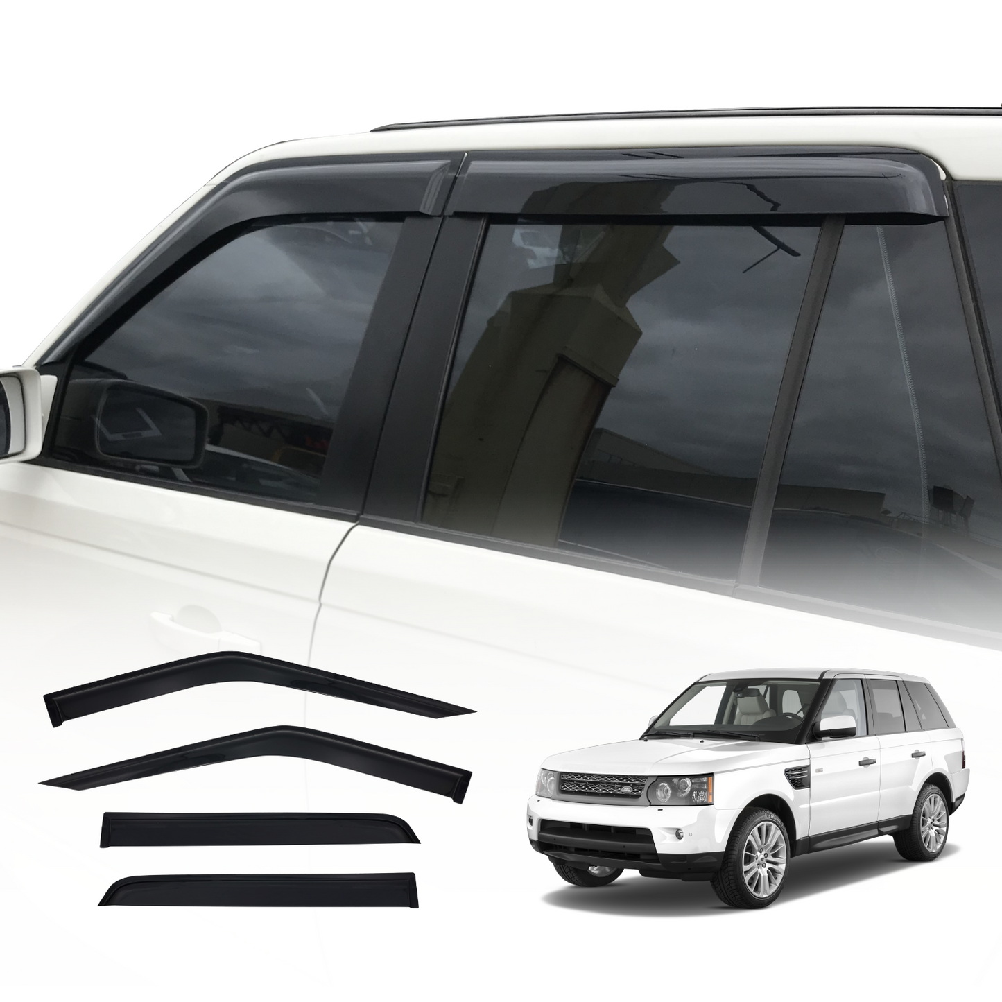 Weather Shields For Land Rover Range Rover Sport 2005-2013