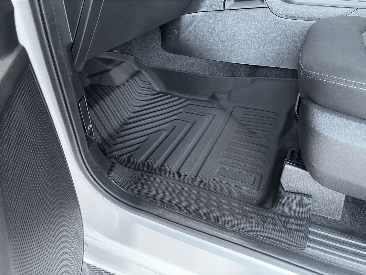 5D TPE Car Floor Mats for Ford Ranger Single / Extra Cab 2022-Onwards