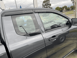 Bonnet Protector & Luxury Weather Shields for Ford Ranger Extra Cab Next-Gen 2022-Onwards