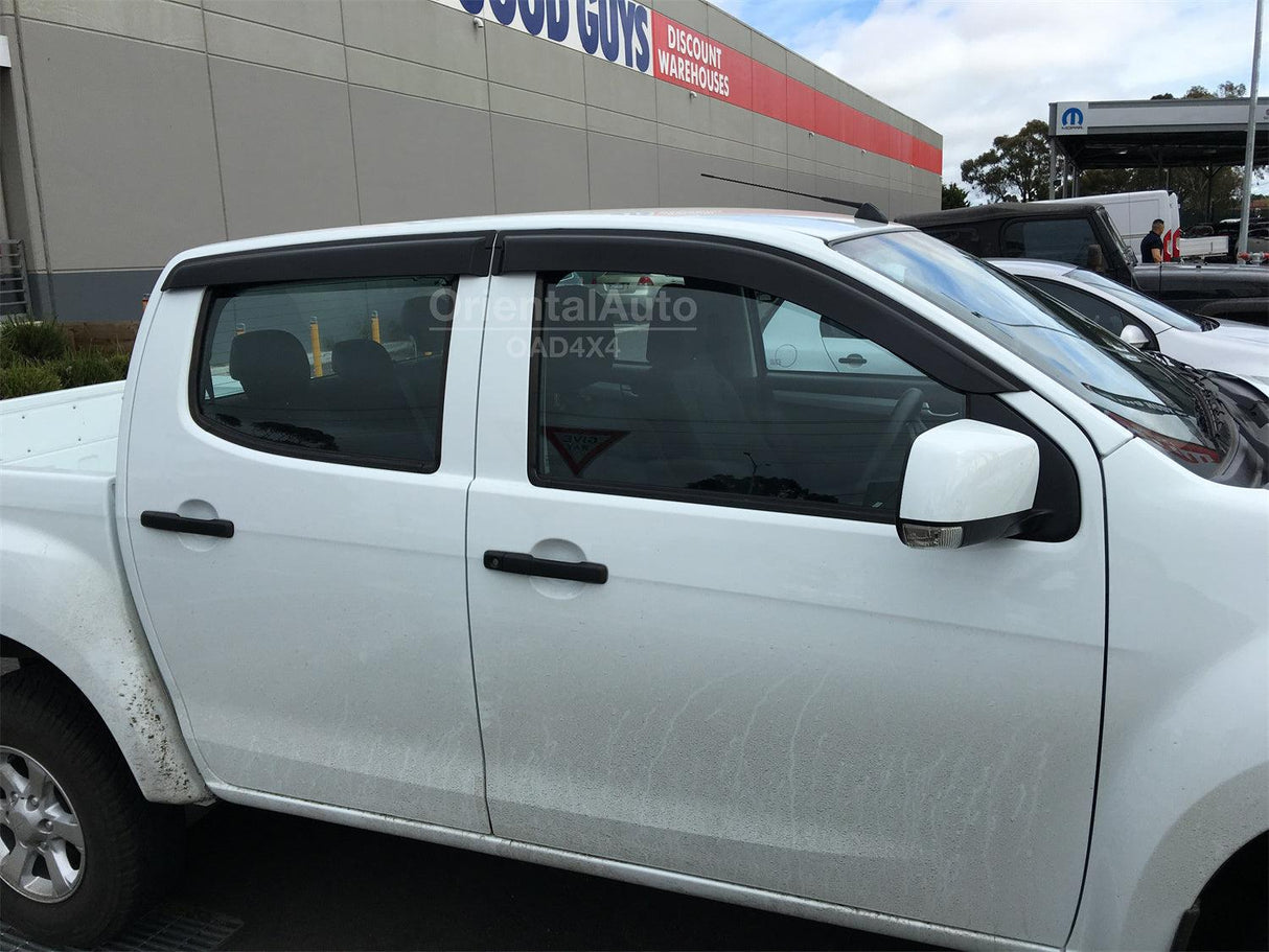 Weather Shields & Door Sill Protector For Holden Colorado RG series Dual Cab 2012-2020